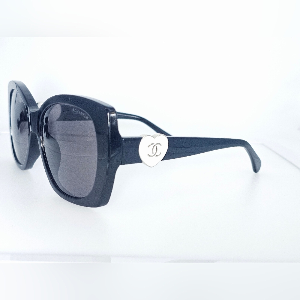 Chanel Black Women's Sunglasses CH5519A C501/S4 - Picture 11 of 13
